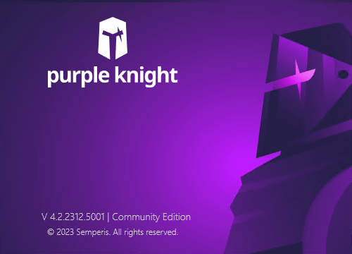 Purple Knight splash screen, Community Edition 4.2