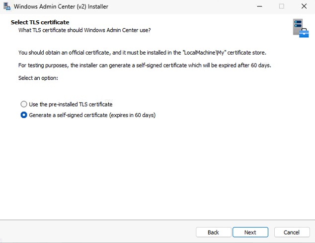 WAC mode confirmation dialog.