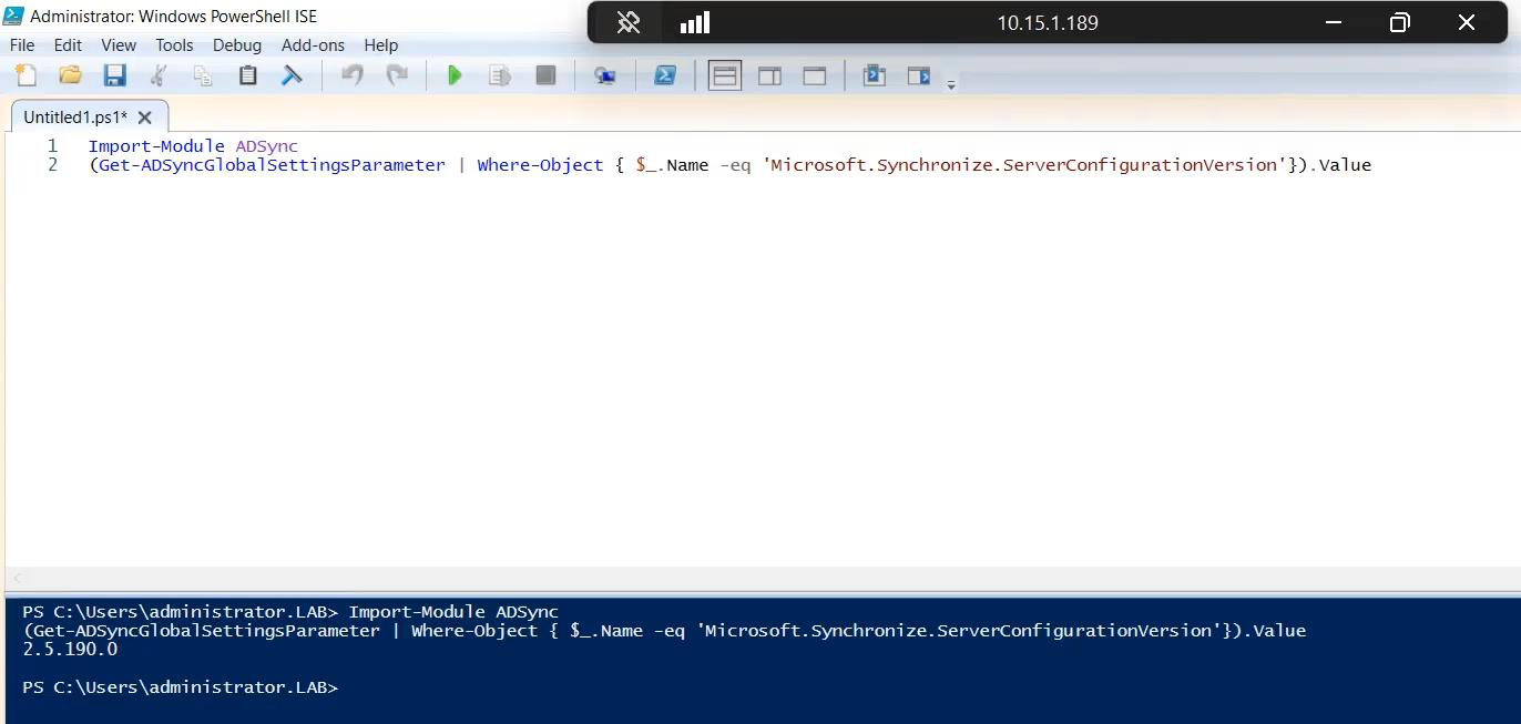 Synchronization Service Manager Operations tab showing successful Delta Import and Delta Export entries appearing automatically after the upgrade, confirming sync resumed normally