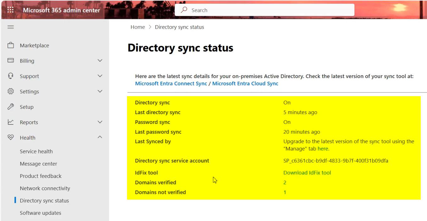 Migration screenshot 55 of 65 from the Entra Connect new-server migration walkthrough showing the wizard, sync service manager, AD console, or admin centre at the corresponding stage of the procedure