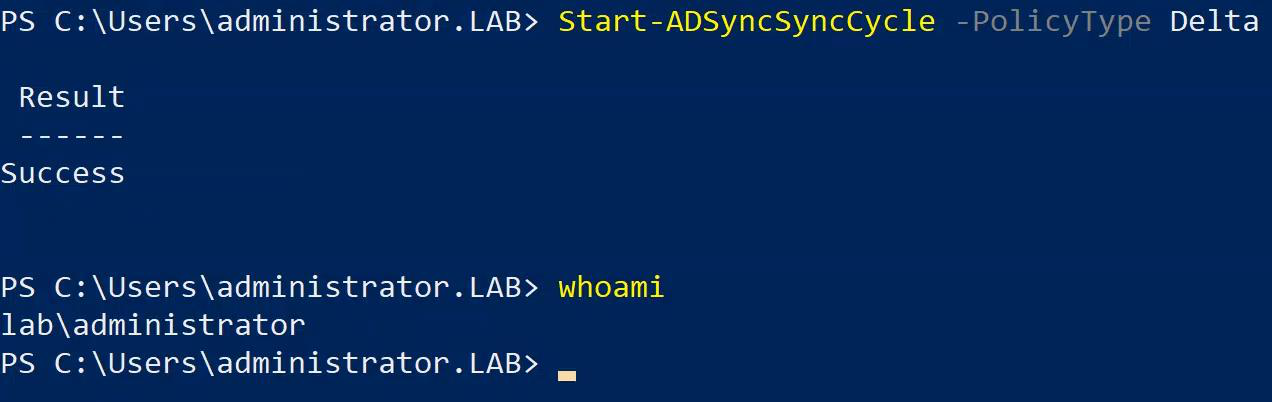 Confirmation prompt before launching the configuration wizard, ensuring the admin is ready to make changes