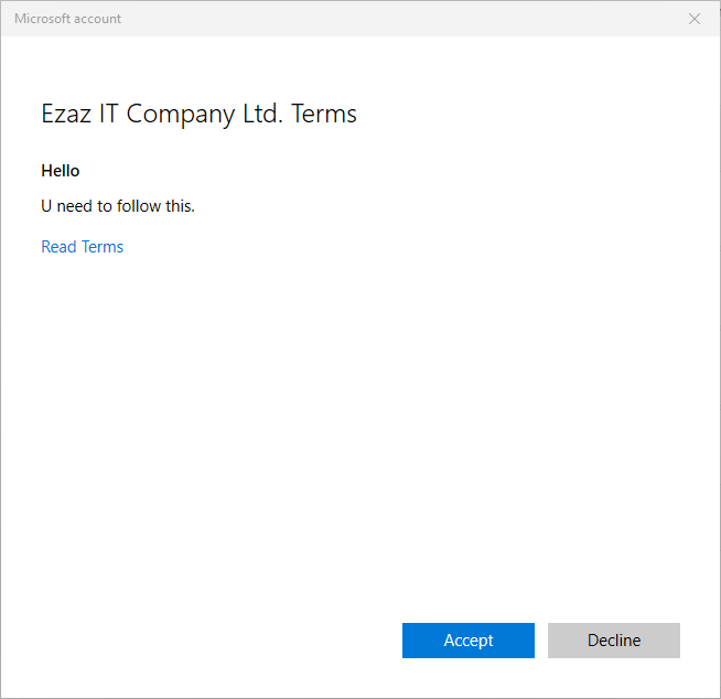 Confirmation screen showing the organization name and the domain that the device is about to join with Join button visible