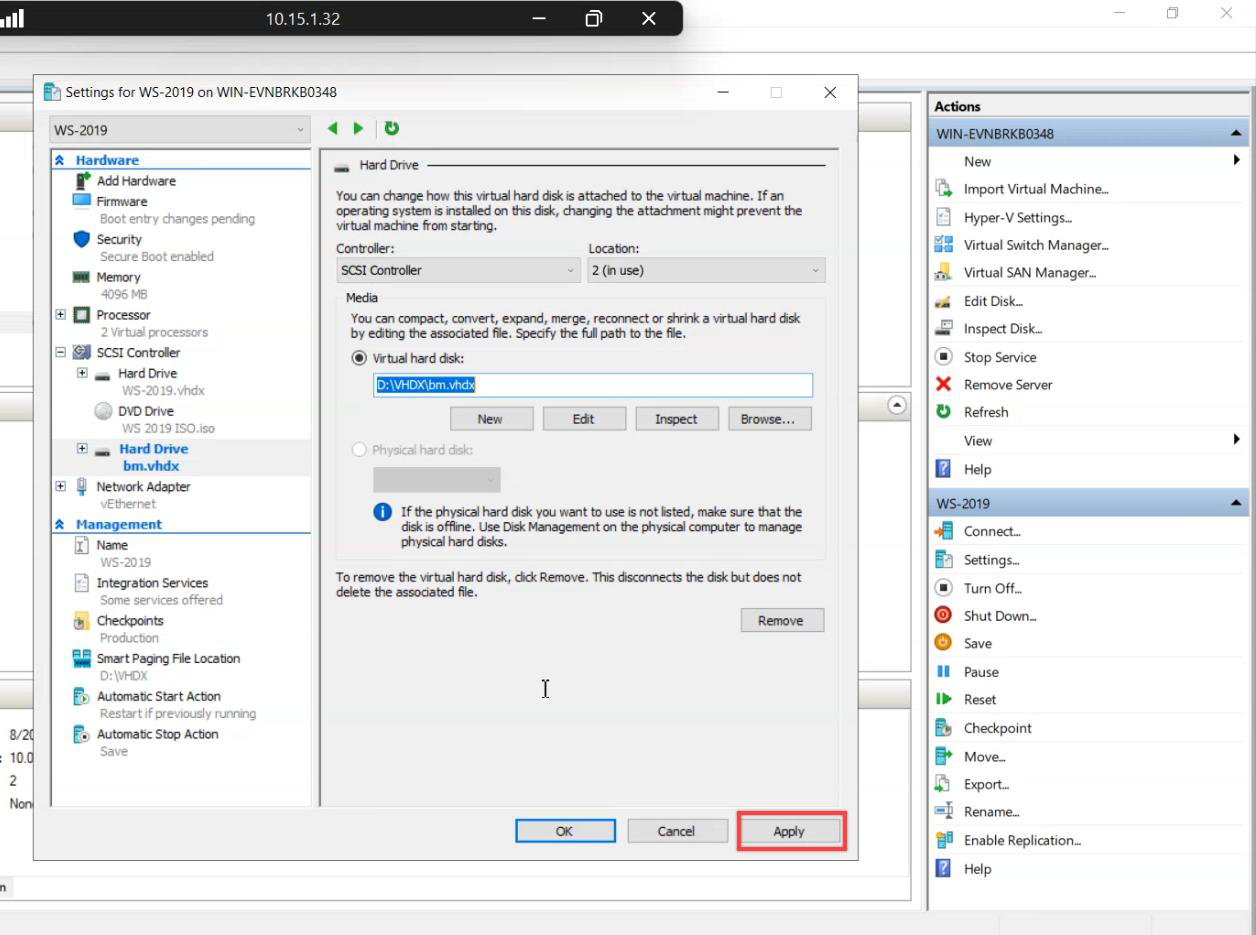 Completing New Virtual Hard Disk Wizard summary page with Finish button visible