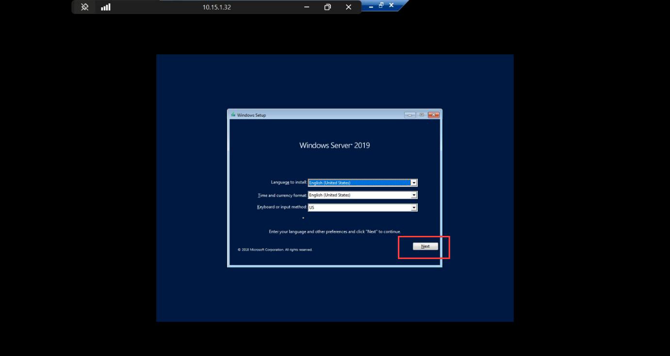 VM console boot prompt asking to press any key to boot from CD or DVD during ISO start