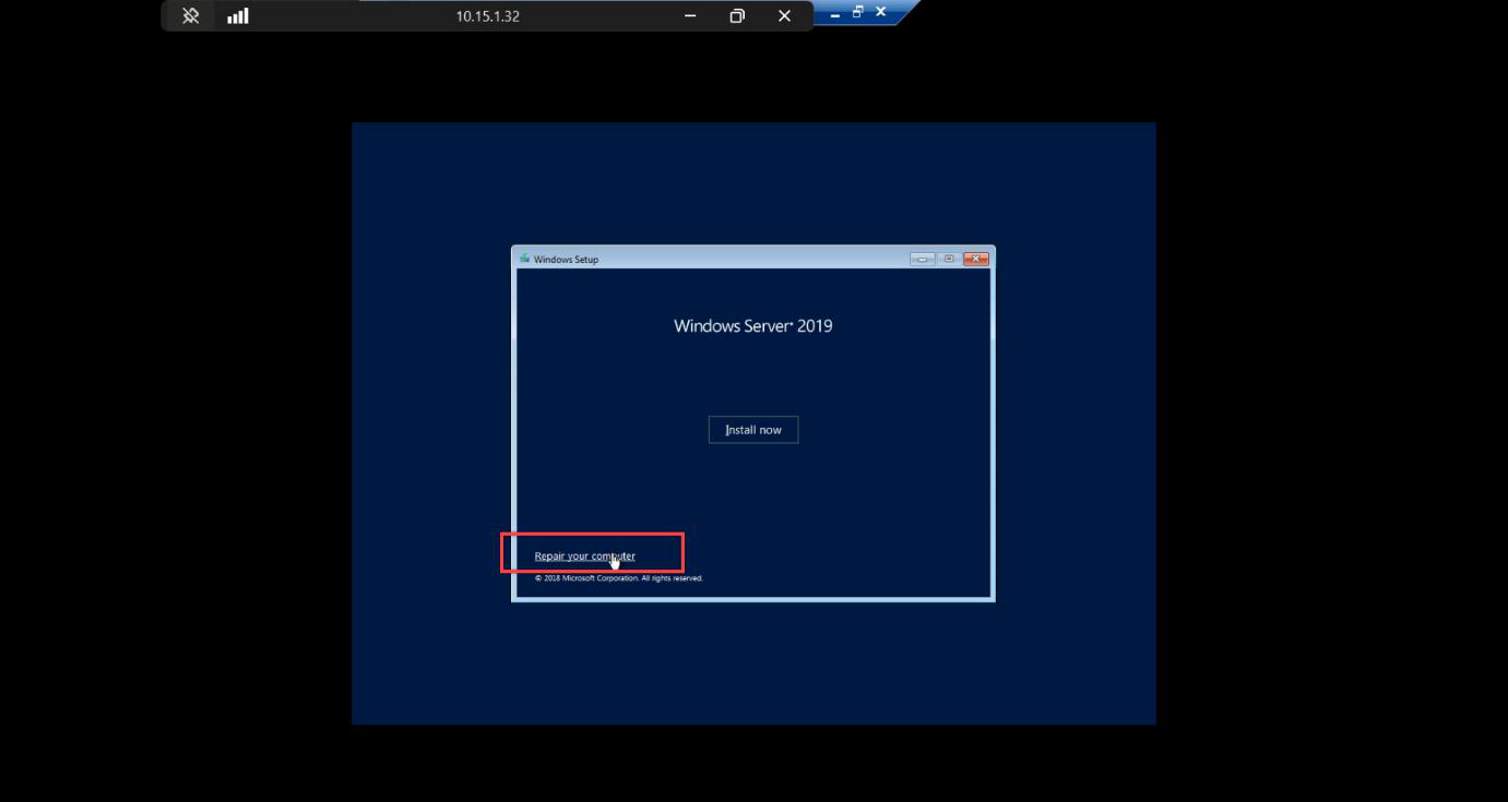 Windows Setup language and keyboard selection screen with default options retained