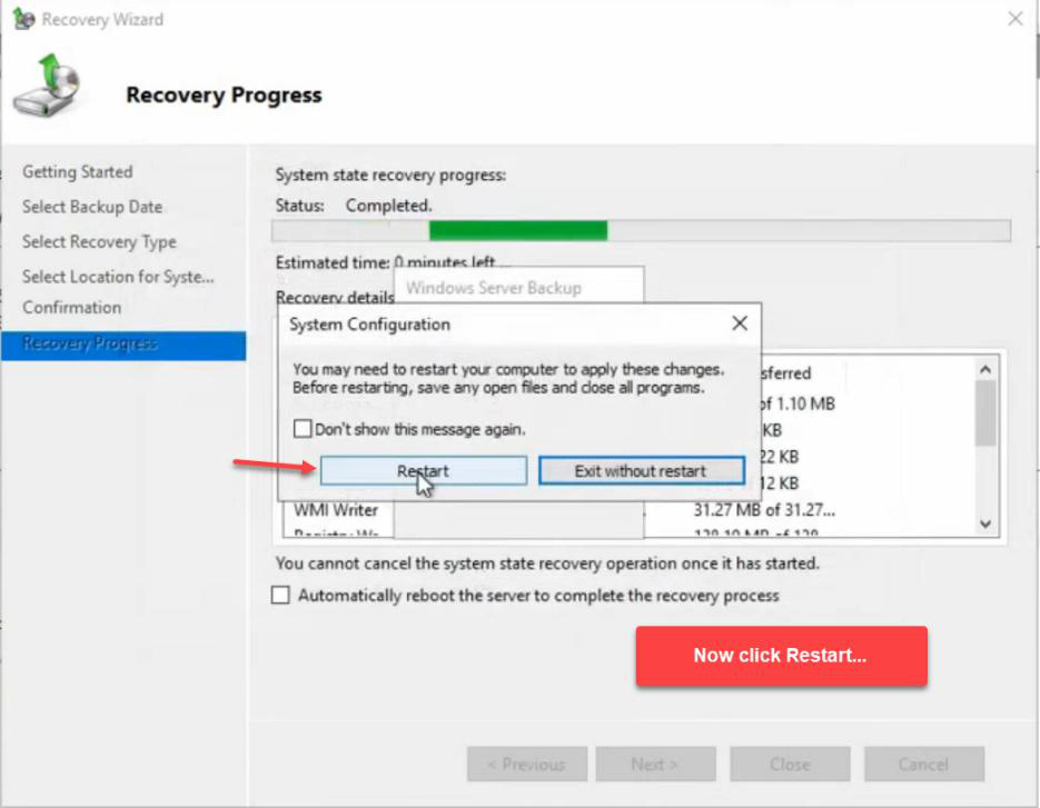 System Configuration Boot tab confirming Safe boot is no longer checked after normal startup applied