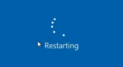 System Configuration restart prompt to reboot back into normal Windows operation